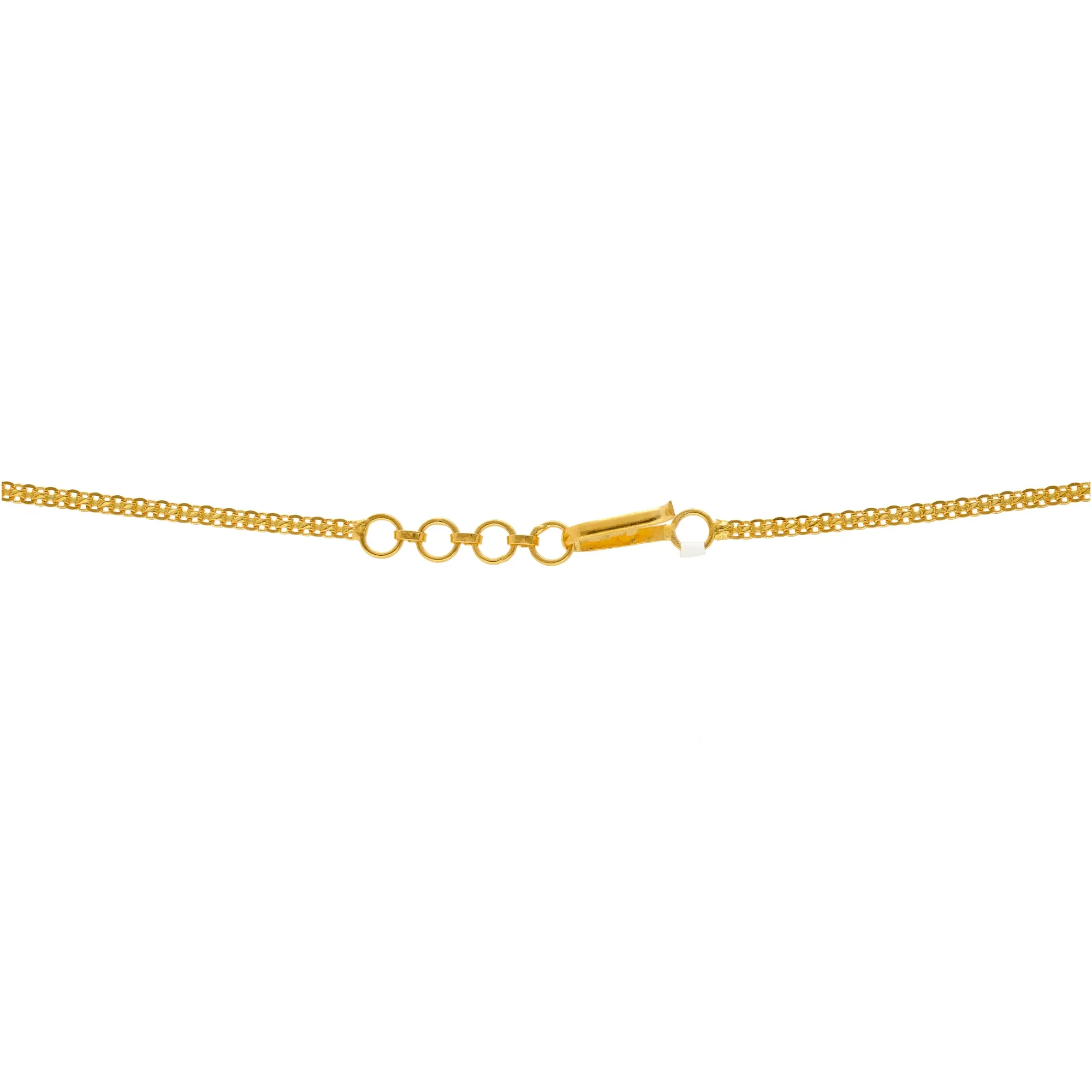 22K Yellow Gold Polki Choker Set with Gemstones & Pearls (68.5 grams)