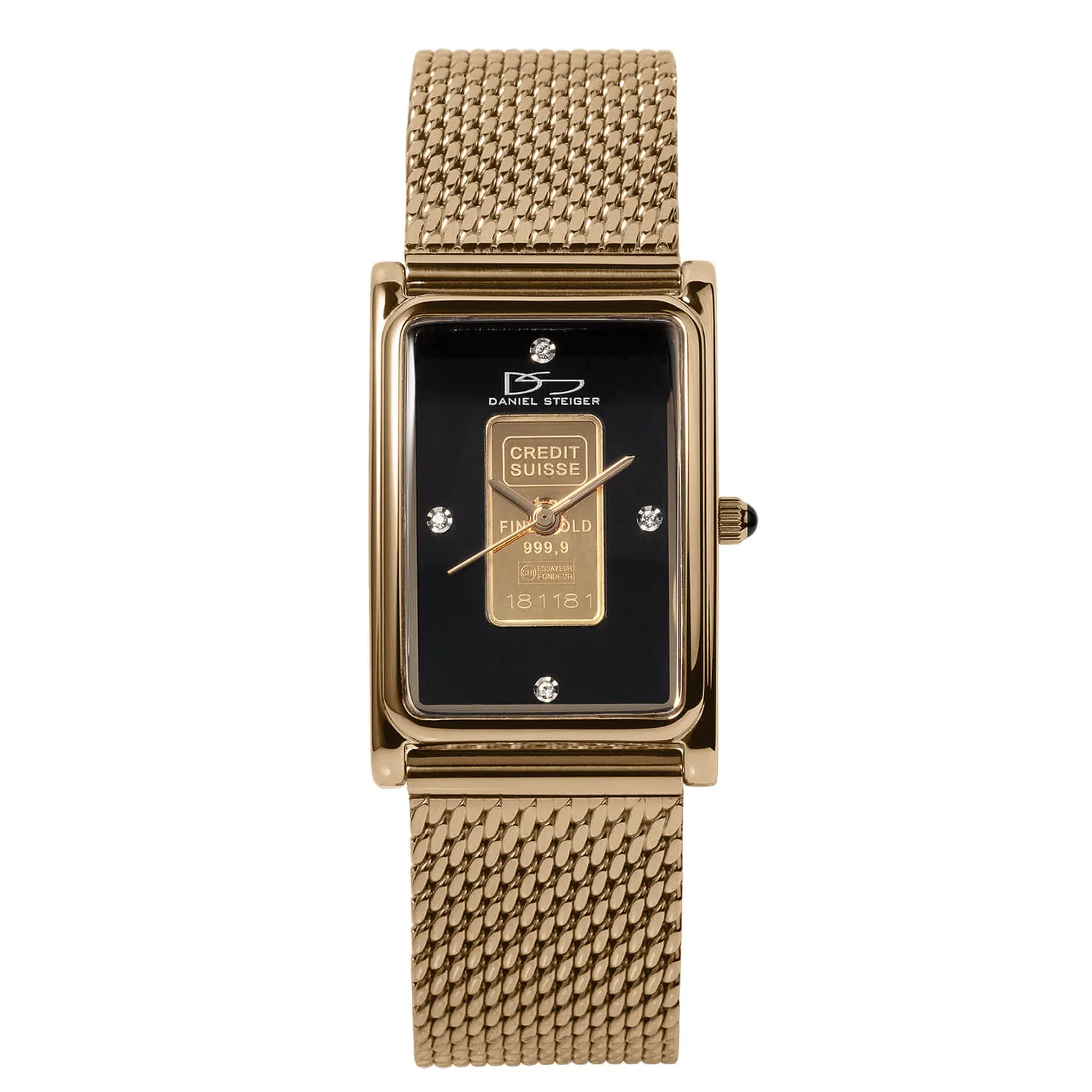 24k Gold Ingot Mesh Watch - Set Of 2