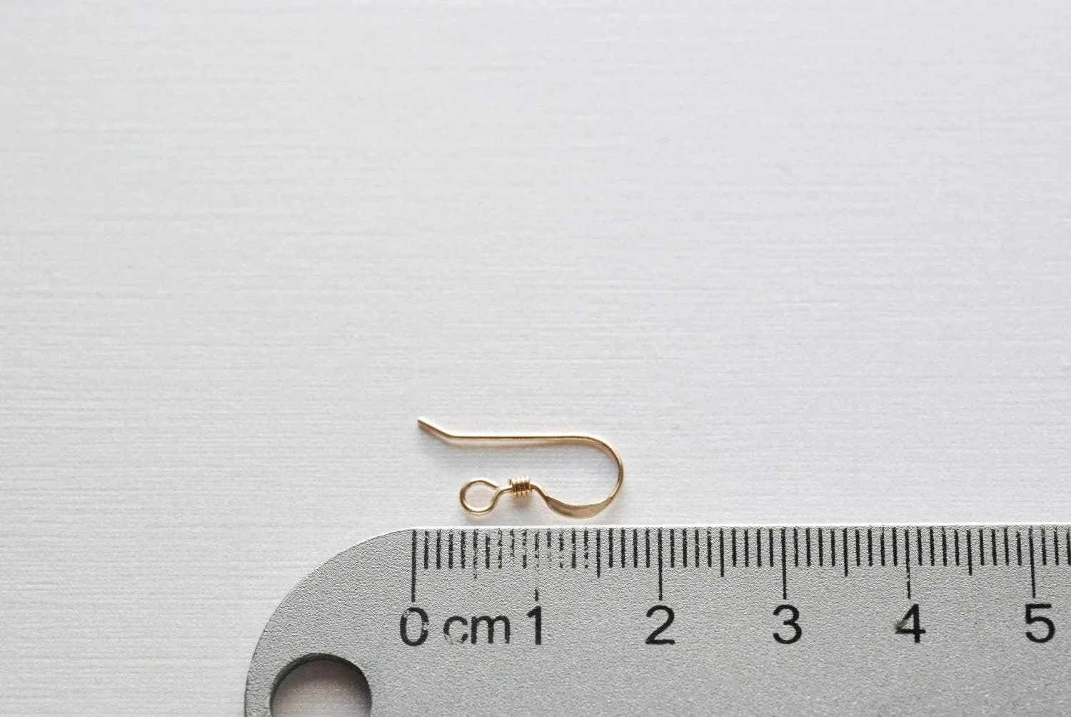 5 pairs, 14k Gold Filled French Hook Earrings, Flat Ear Wire with Coil, gold filled earwires, jewelry finding, gold ear hooks