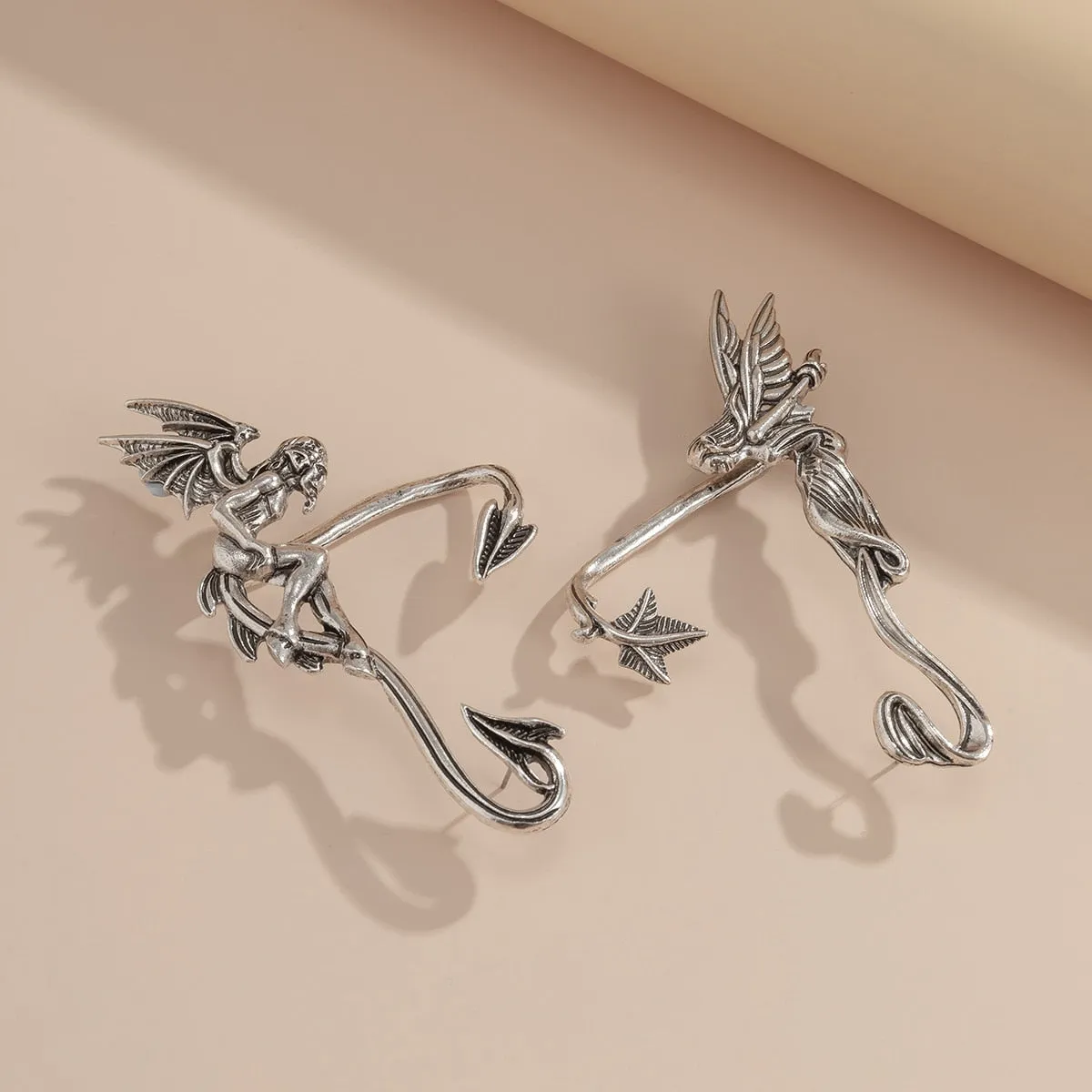 Angel & Devil's Whispers Ear Cuffs