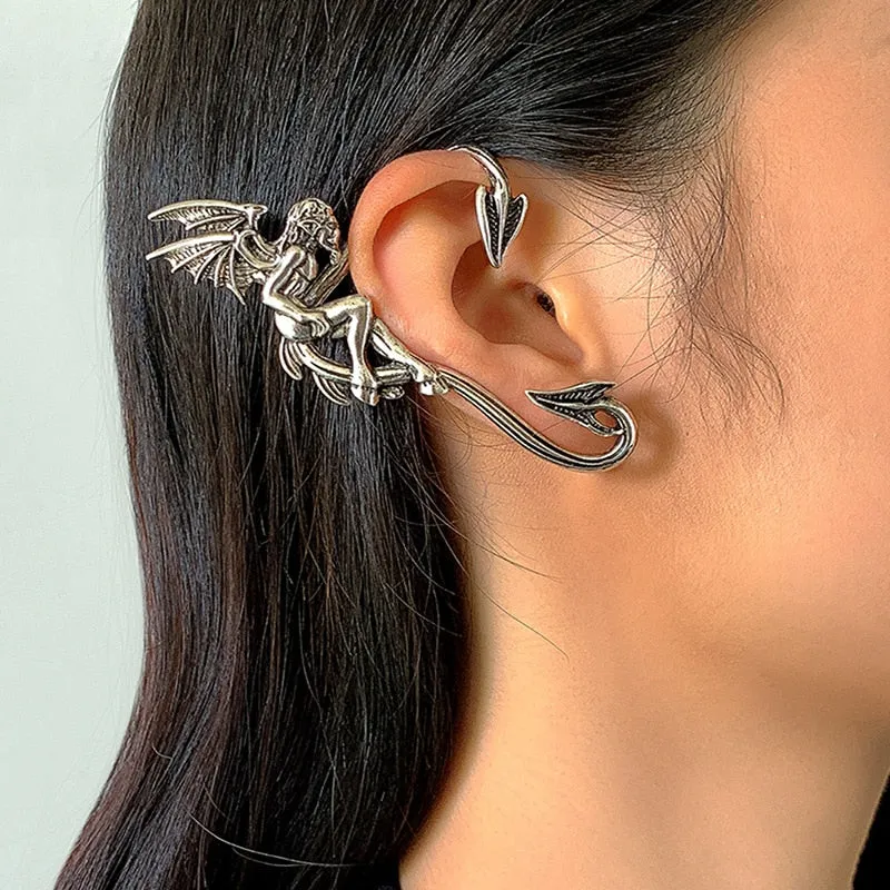 Angel & Devil's Whispers Ear Cuffs