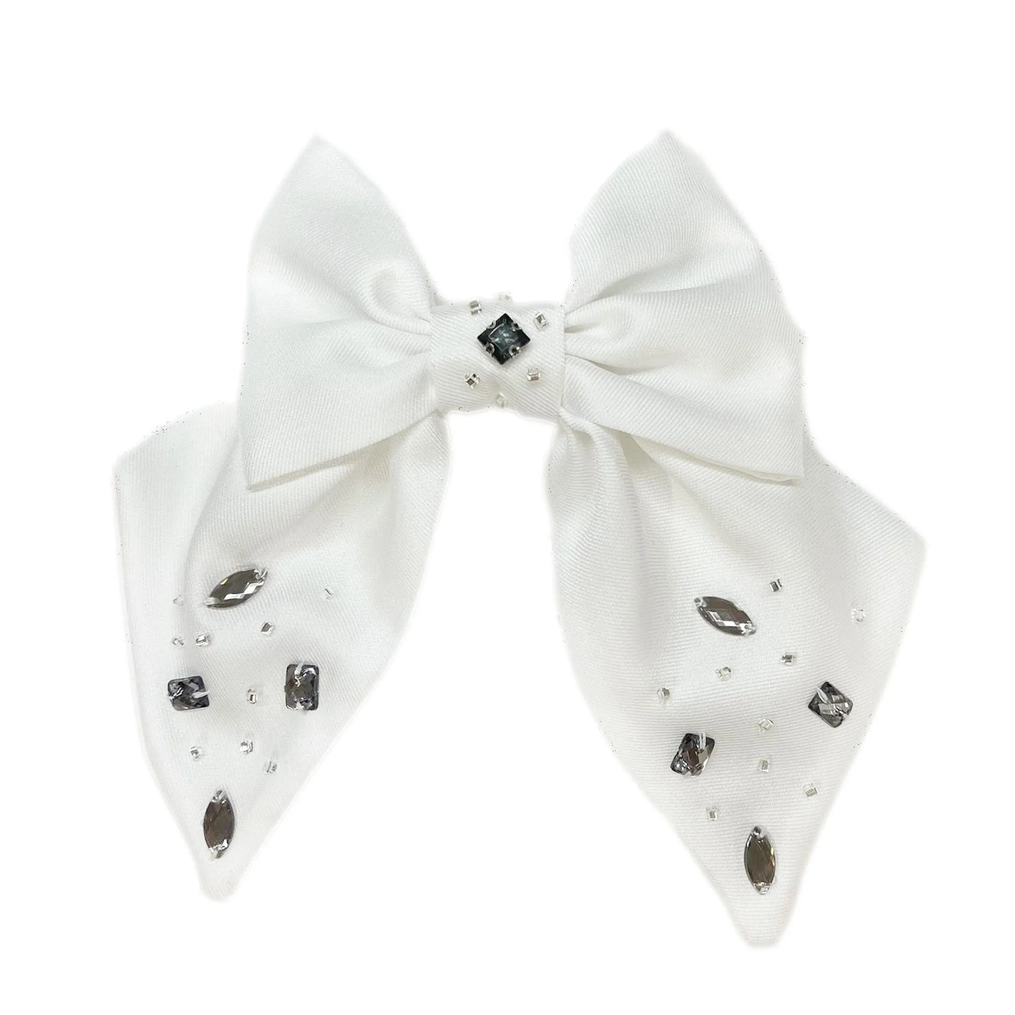 Audrey Rhinestone Hair Bow