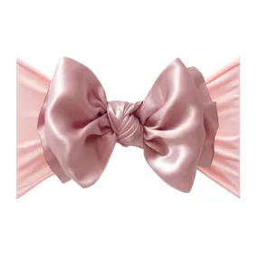 Baby Bling Satin FAB Headband - Antique Pink