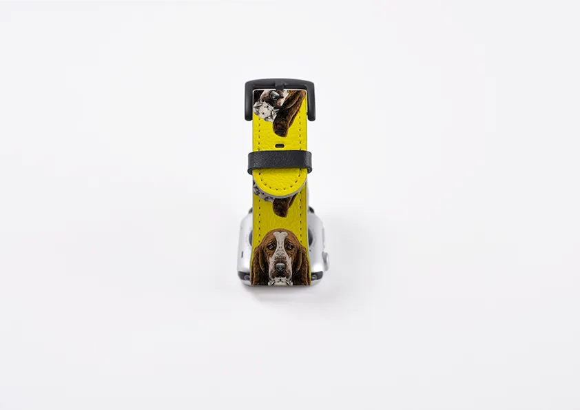 Basset Hound Mell Yellow Apple Watch Strap