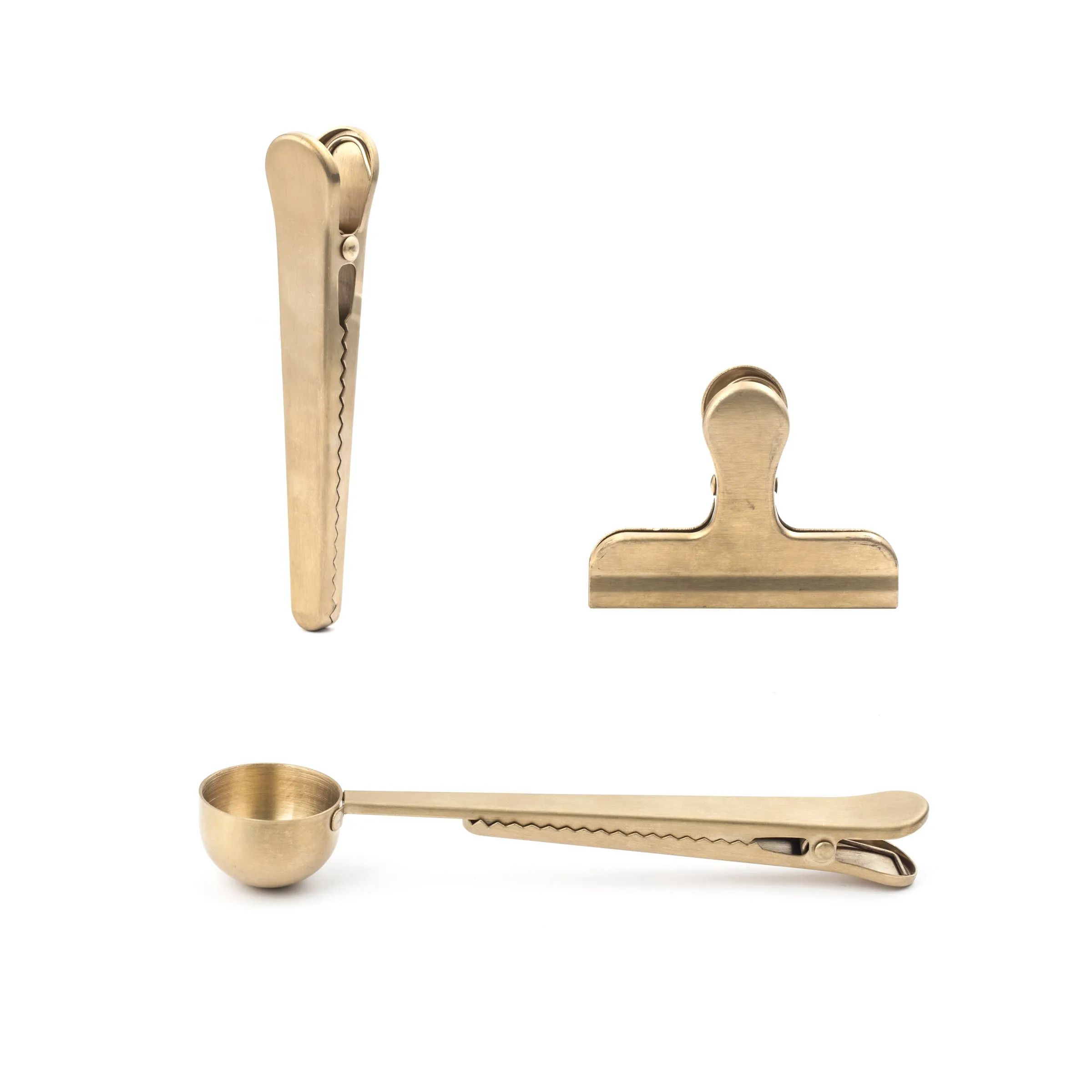 Brass Clip Set