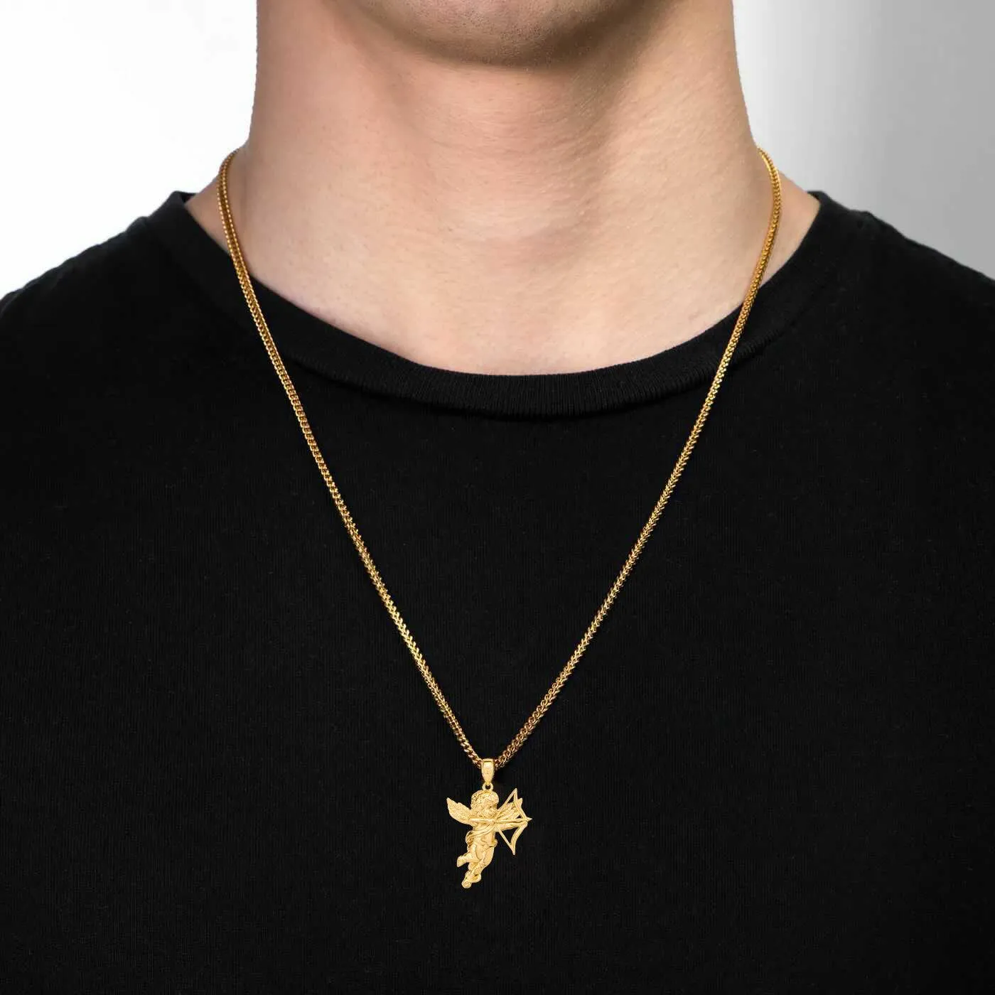 Cupid Pendant - Gold