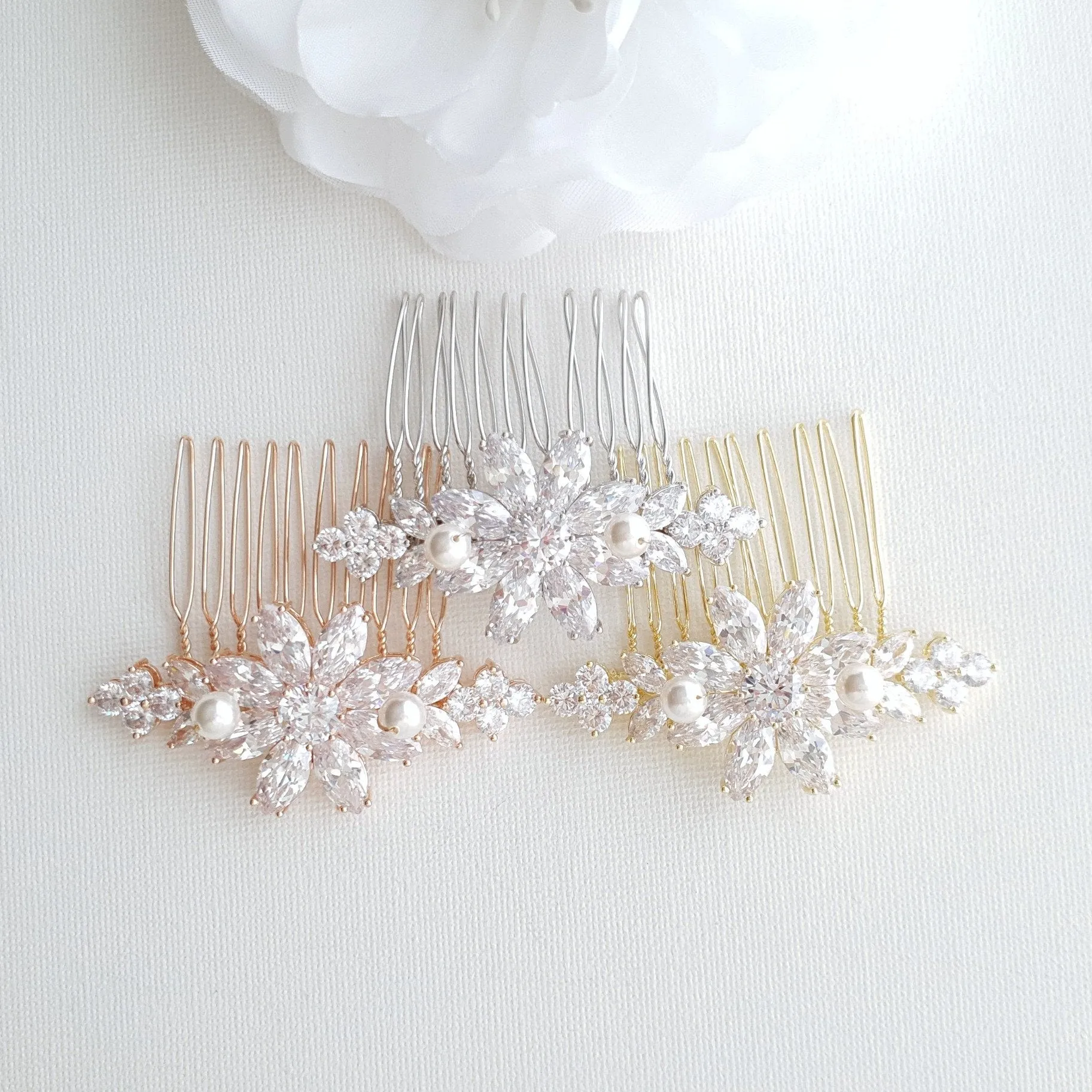 Daisy Flower Hair Comb for Brides- Daisy