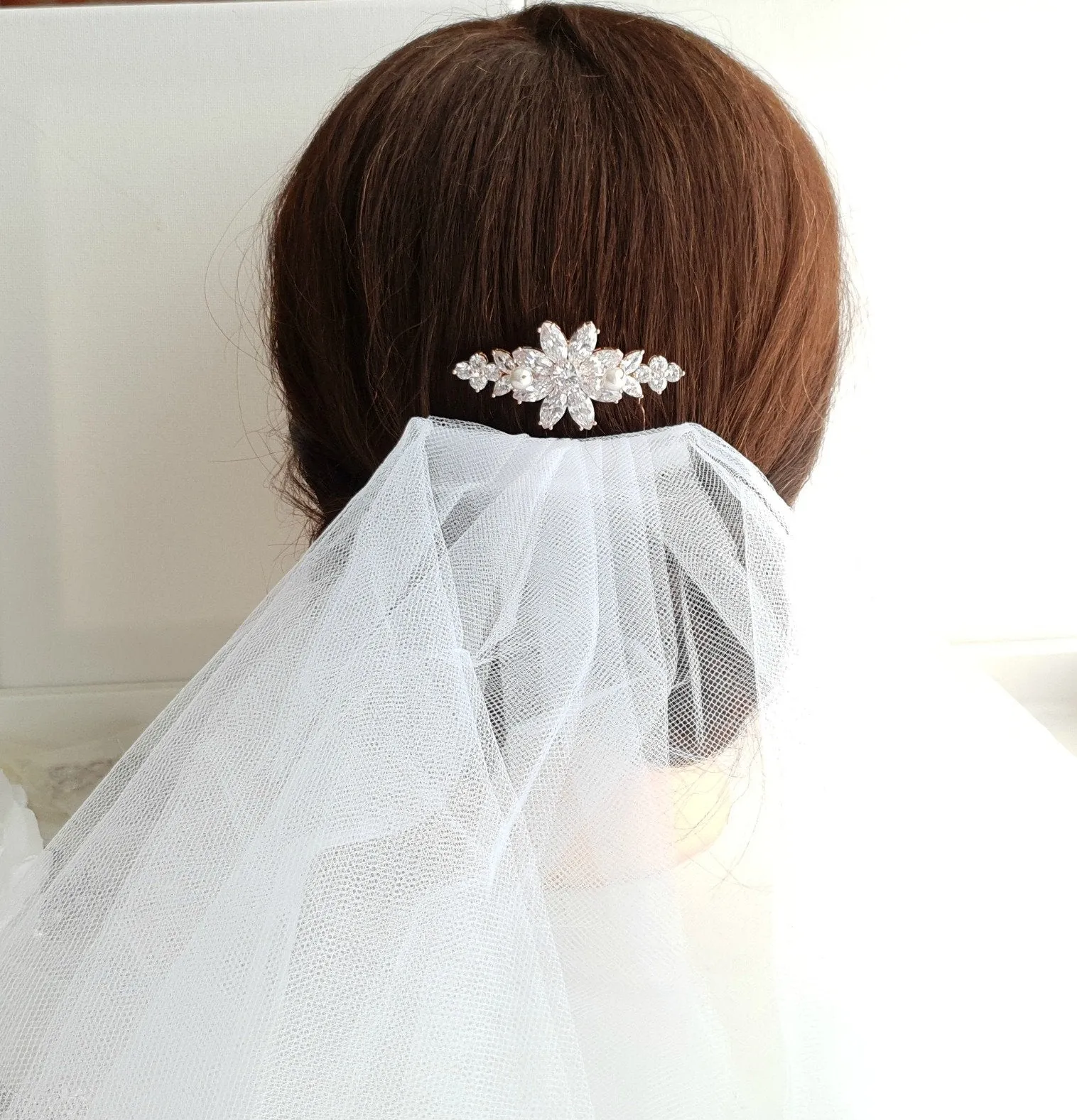 Daisy Flower Hair Comb for Brides- Daisy