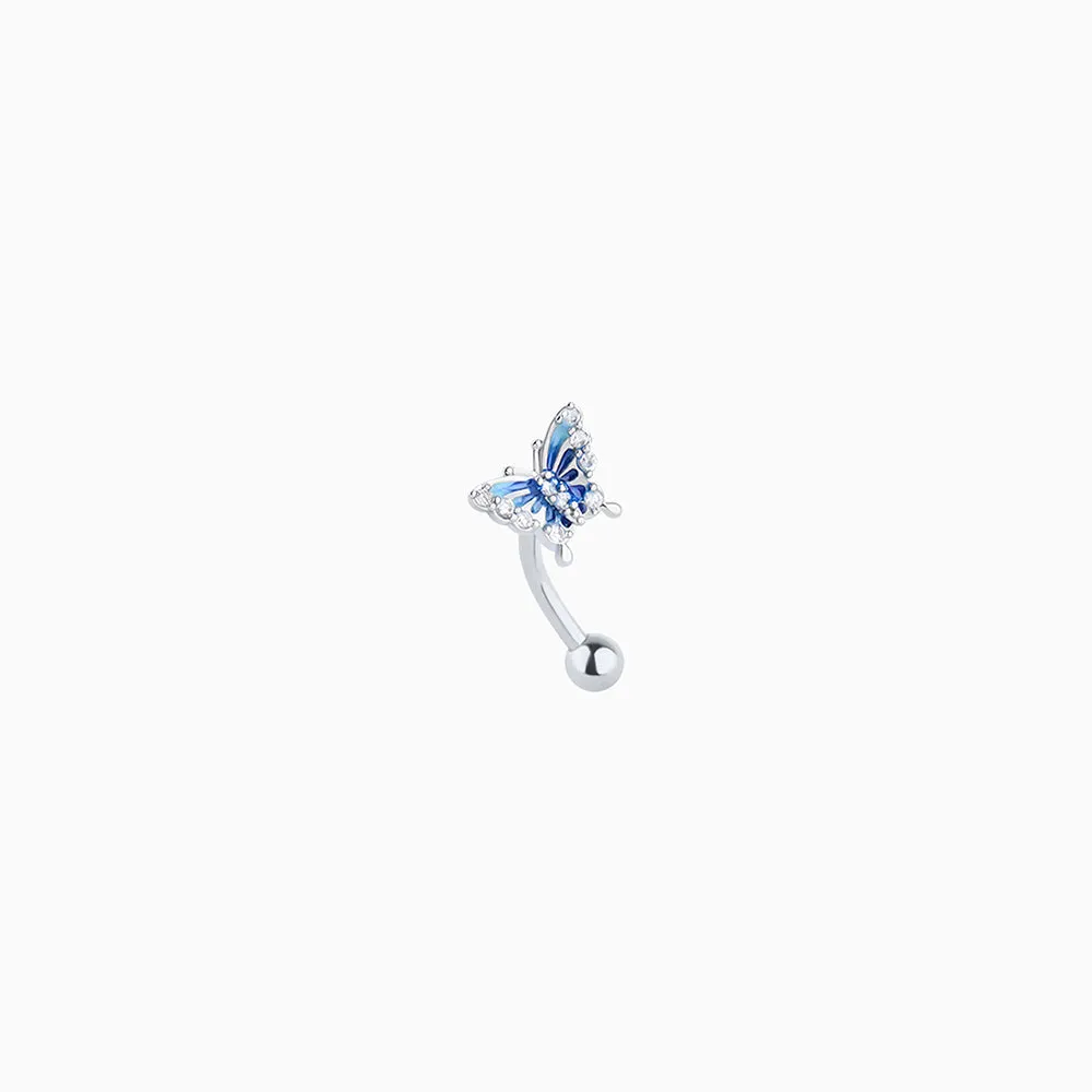 Delicate Butterfly Curved Barbell