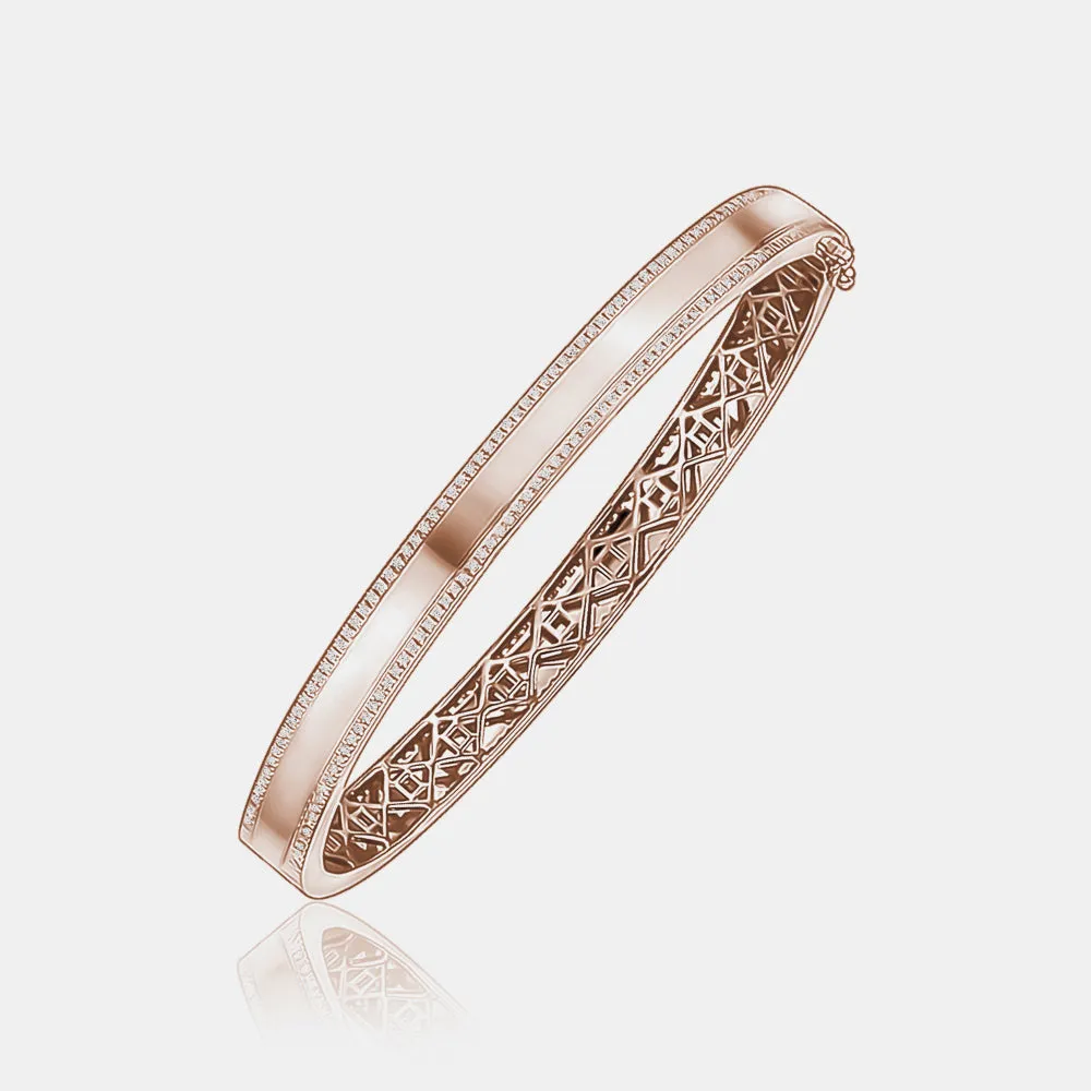 Diamond Border Bangle