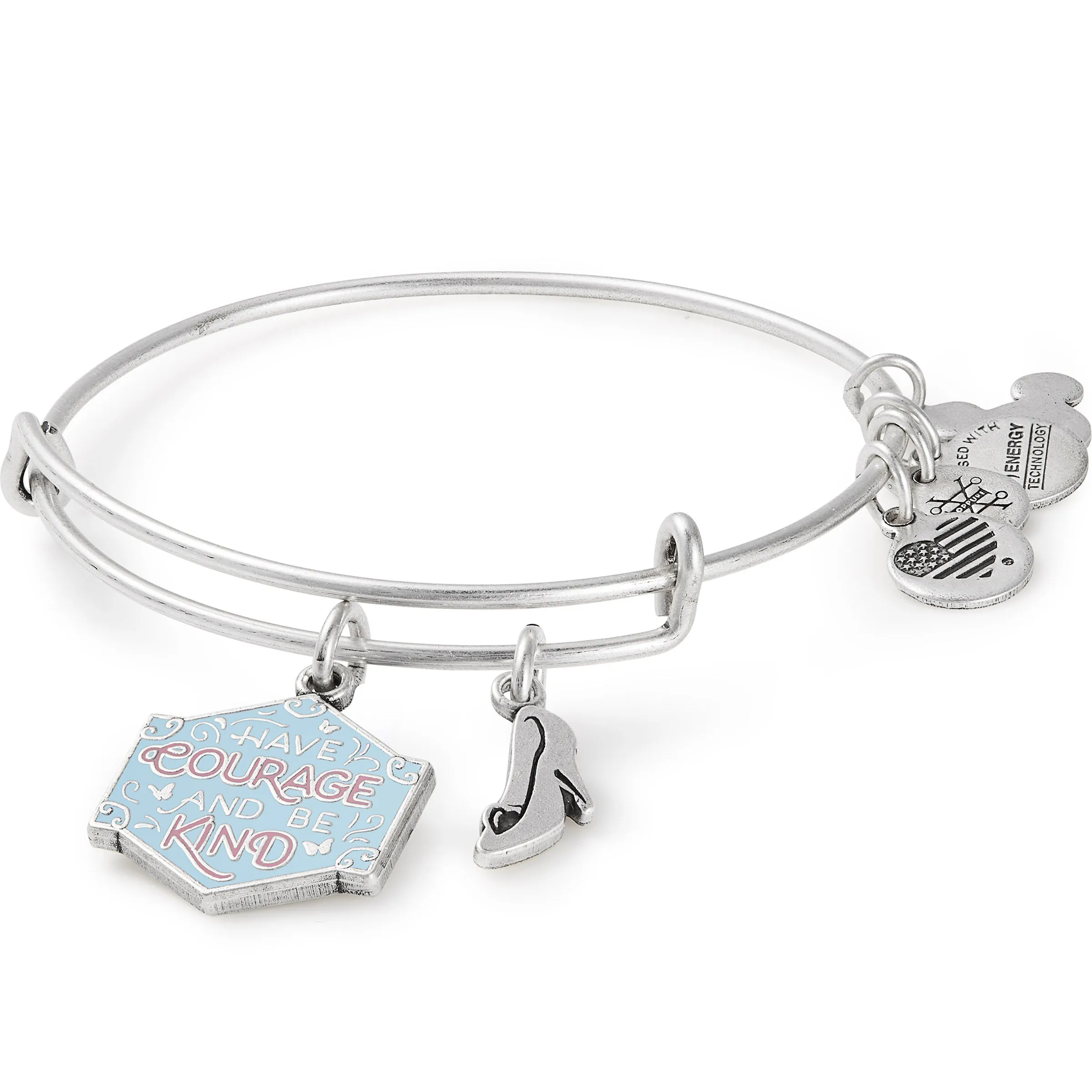 Disney Cinderella 'Have Courage and Be Kind' Duo Charm Bangle