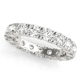 DIVINE 2.5 Carat Diamond Eternity Band in 14K/ 18K/ Platinum GIA Graded G Color SI1 Clarity By Mike Nekta SIZE 7