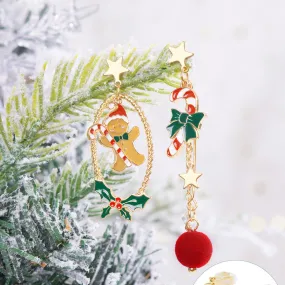 Earrings Cute Christmas Earrings Ear Clip LJC6