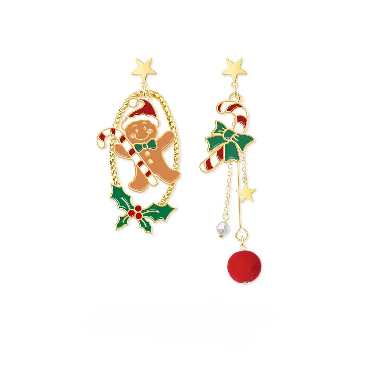 Earrings Cute Christmas Earrings Ear Clip LJC6