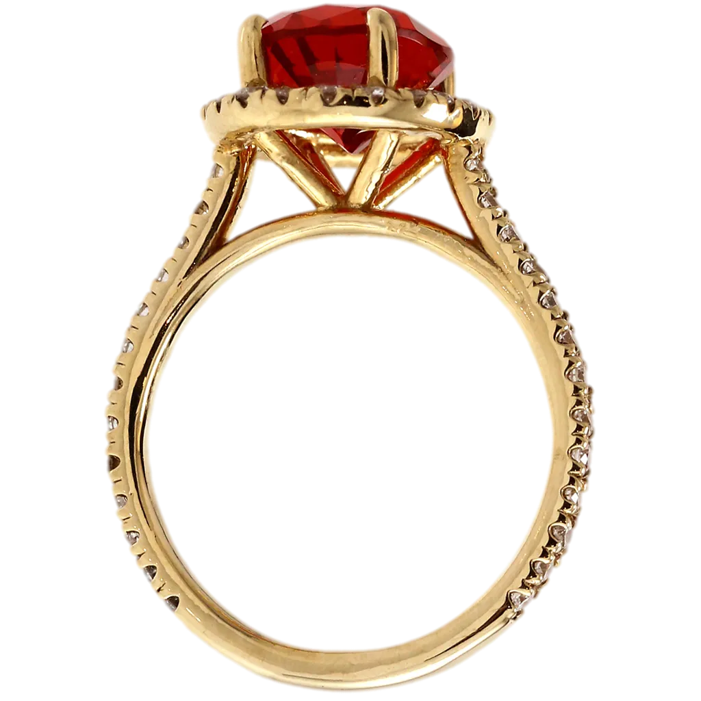 Fire Opal Ring