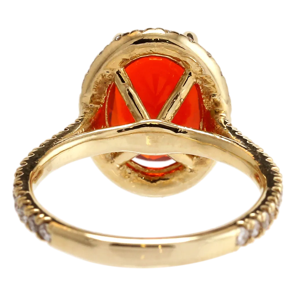 Fire Opal Ring