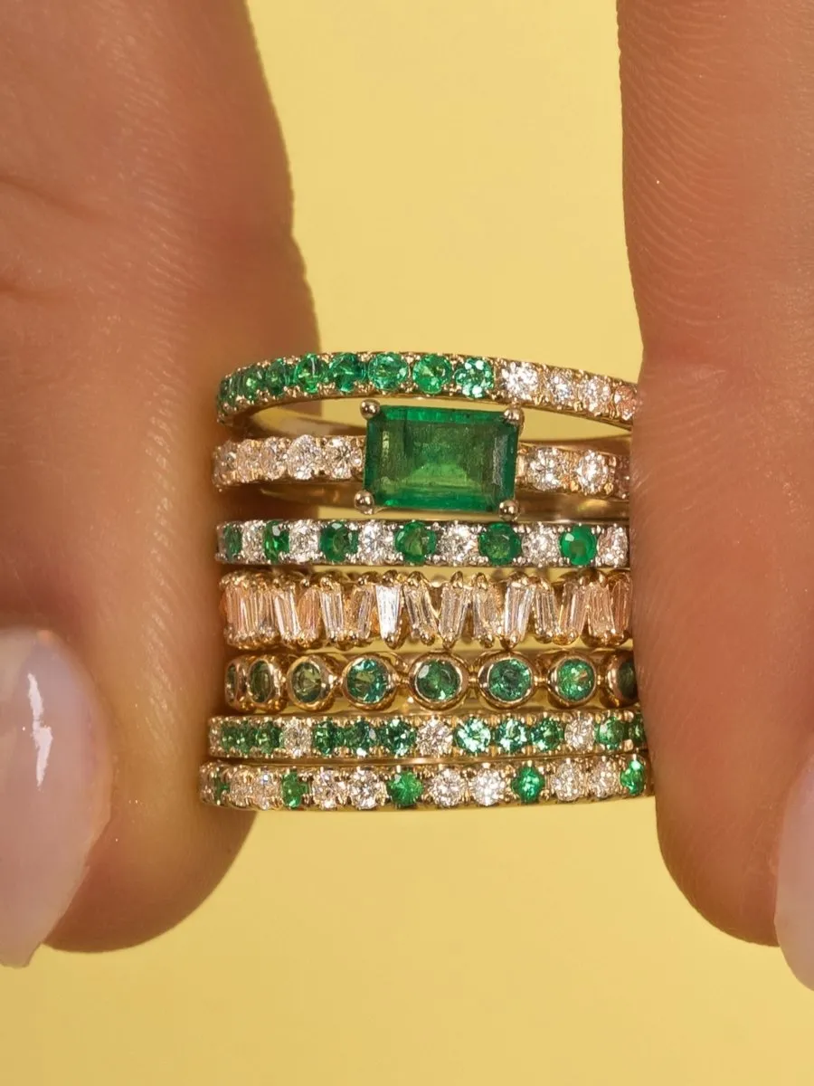 Gracie Ring Emerald 14K