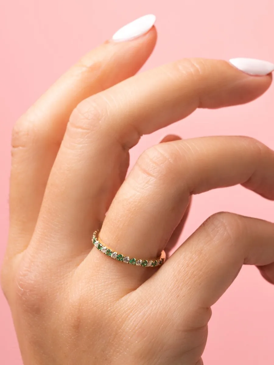 Gracie Ring Emerald 14K