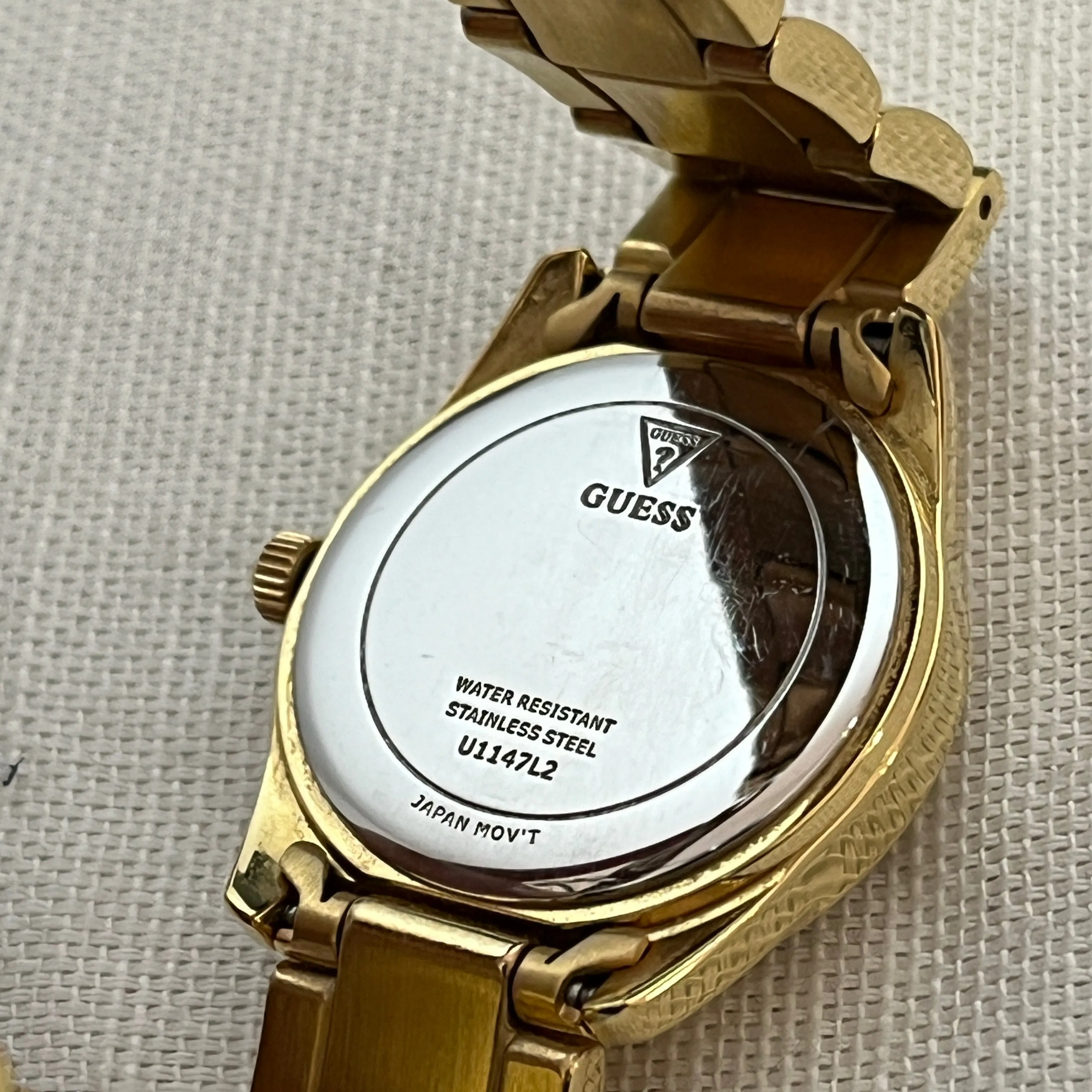 Guess Gold-Tone Logo U1147l2 Watch | Gently Used |