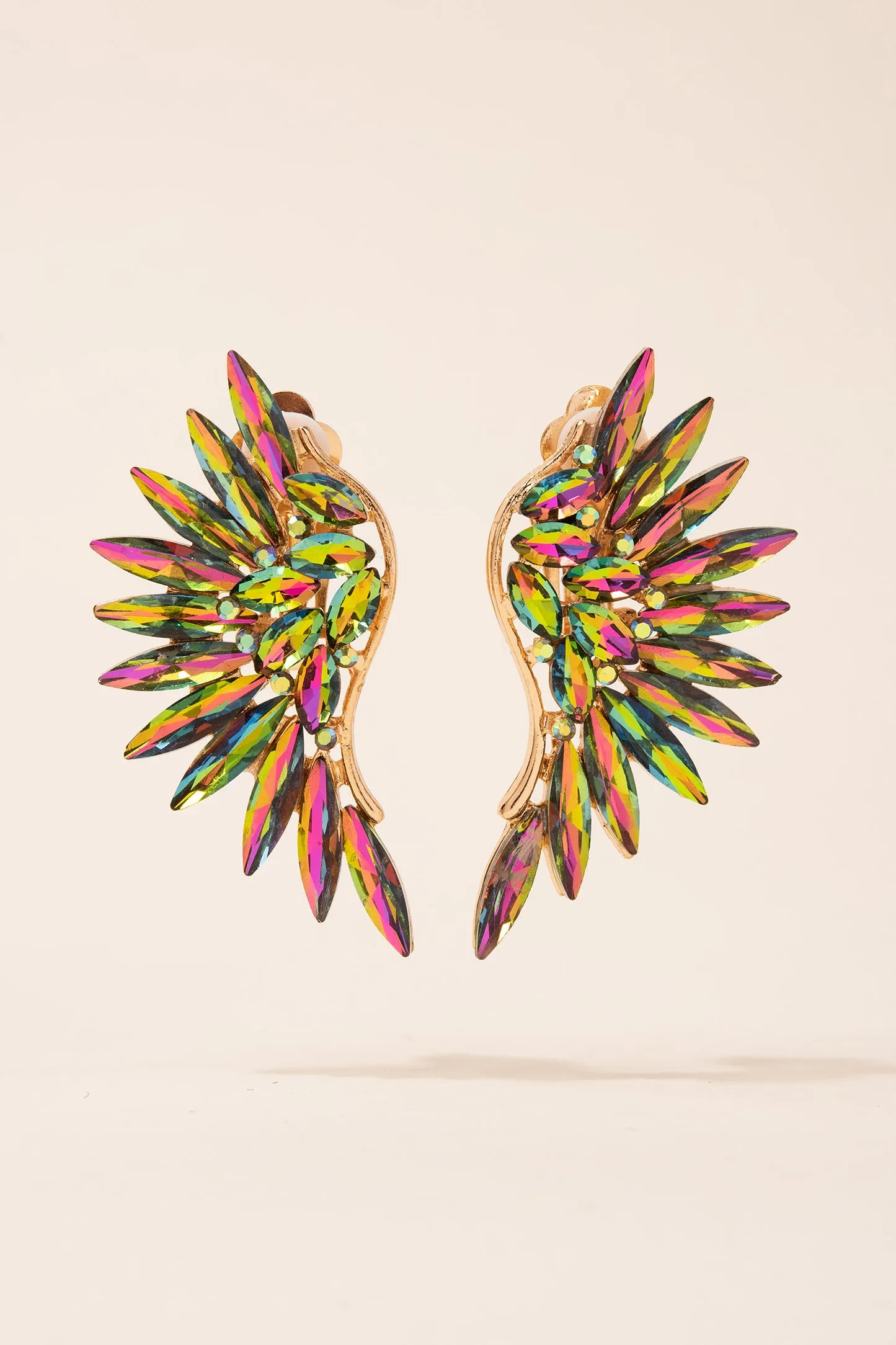 Hannah Angel Wings Clip-on Earrings