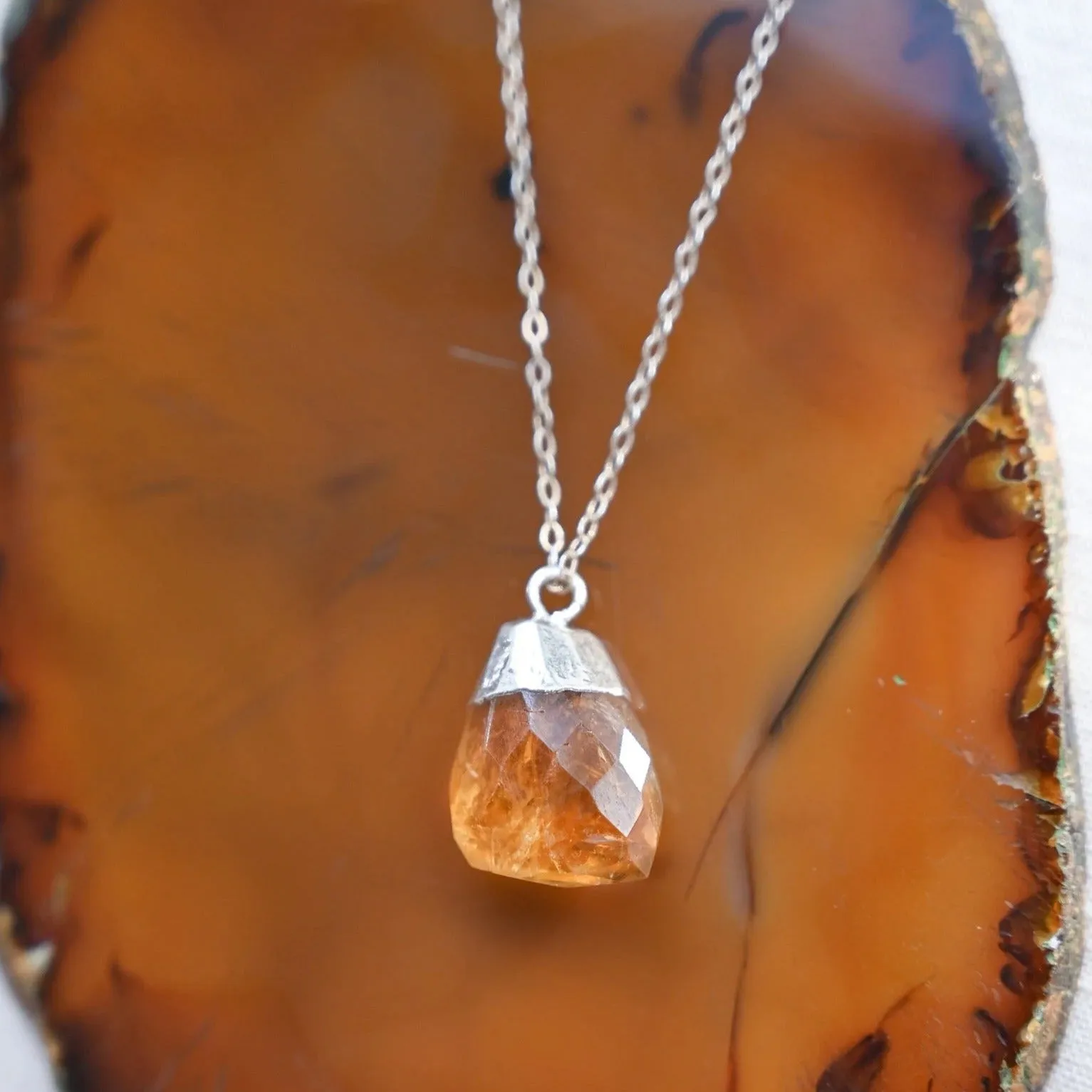 I Am Joy Citrine Necklace