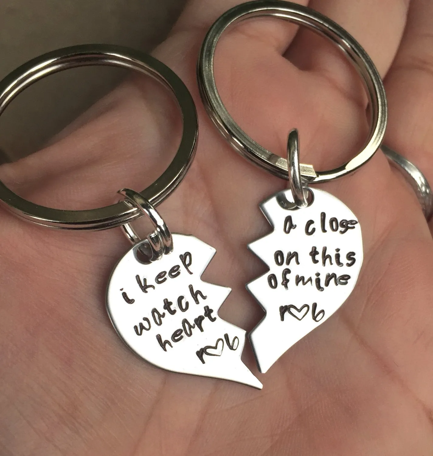 I Keep A Close Watch On This Heart Of Mine Keychain