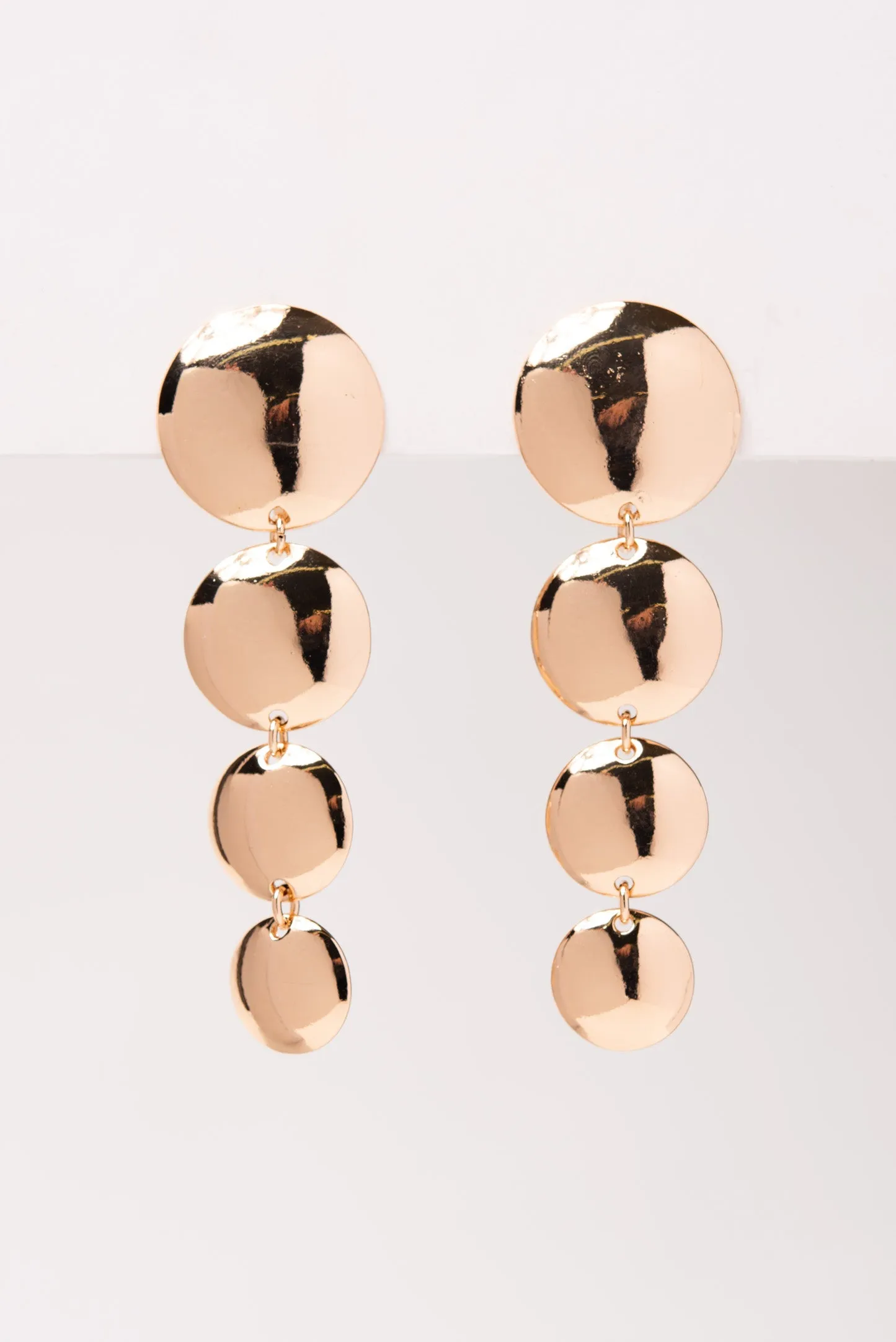 Ivy Multi Disc Clip-On Earrings