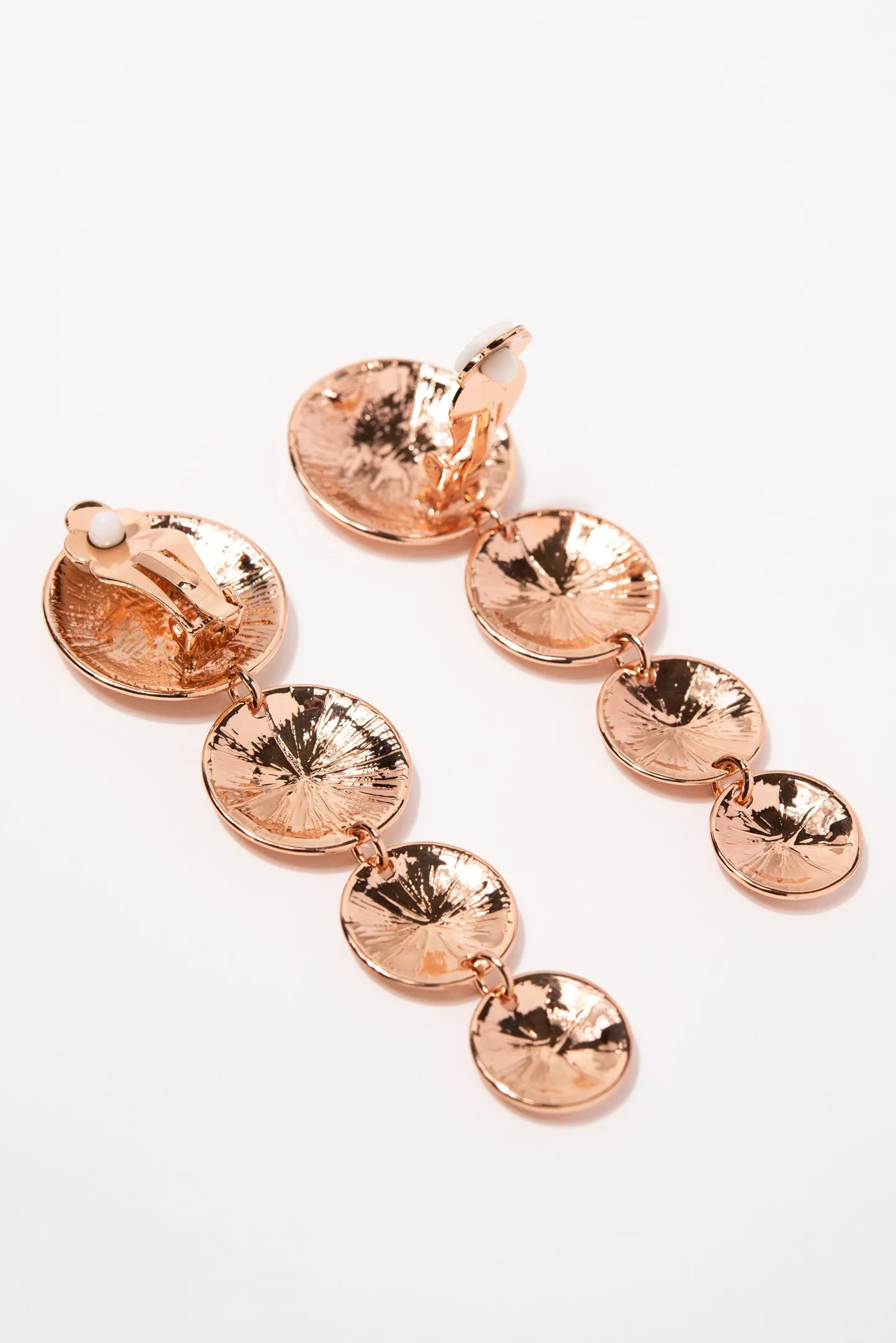 Ivy Multi Disc Clip-On Earrings