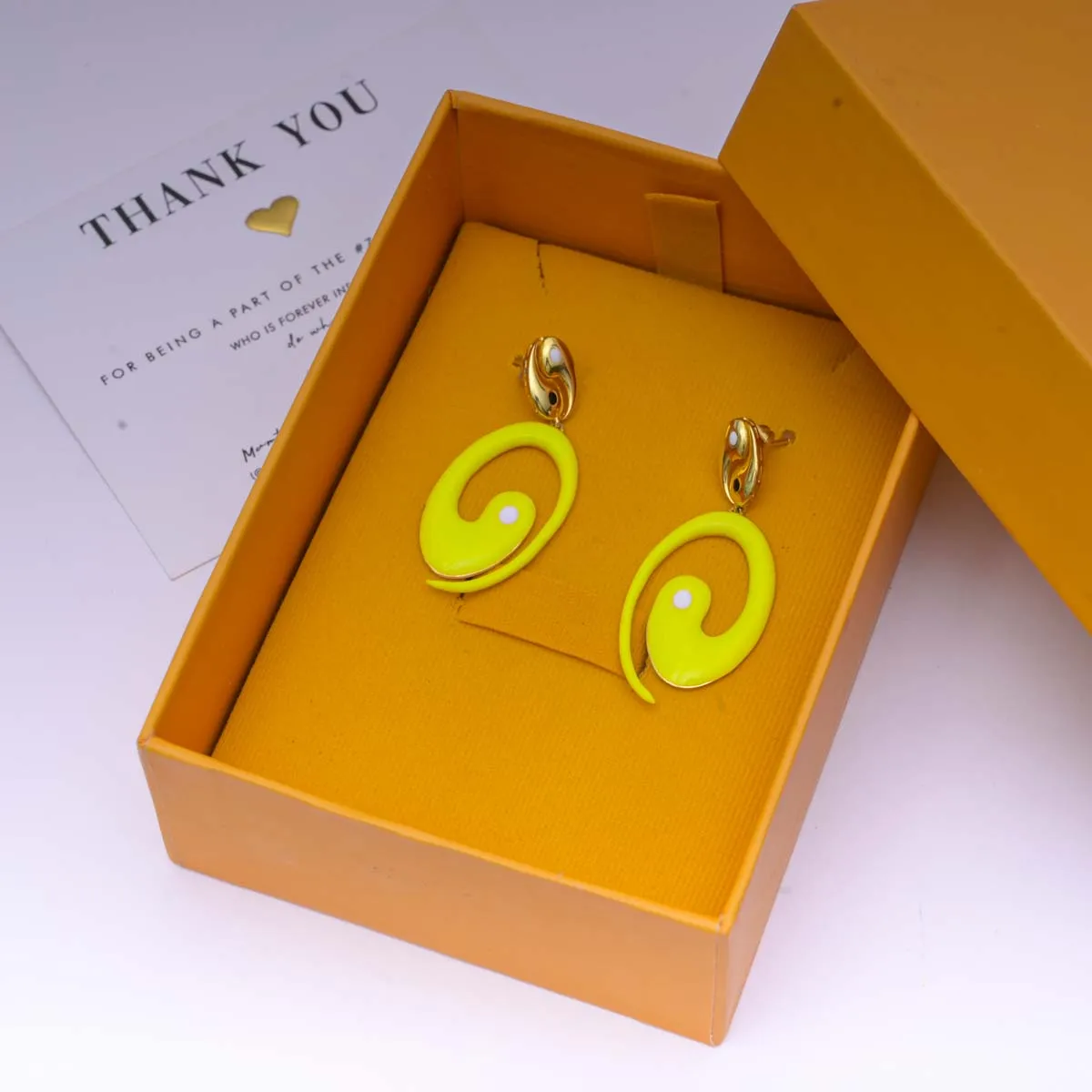 Joyful Swirls Drop Earrings