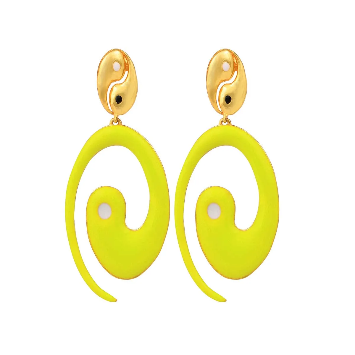 Joyful Swirls Drop Earrings