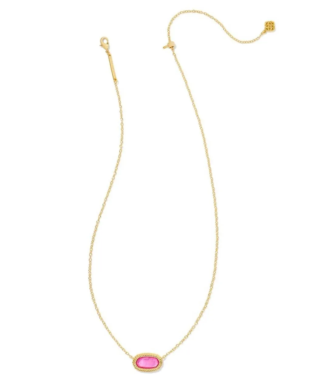 Kendra Scott Elisa Ridge Frame Short Pendant Necklace