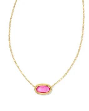 Kendra Scott Elisa Ridge Frame Short Pendant Necklace