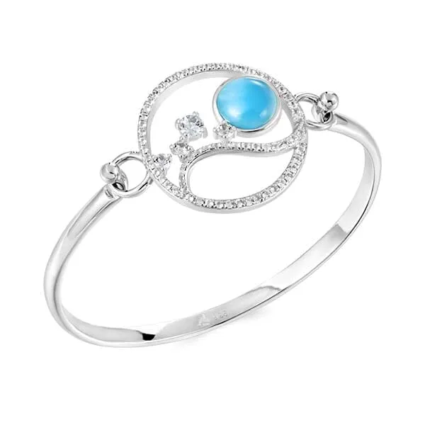 Larimar Island in the Sun Converta Bangle