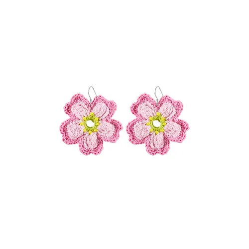 LB 'Sakura' Earrings Big Flower Ear Clip LOJL19