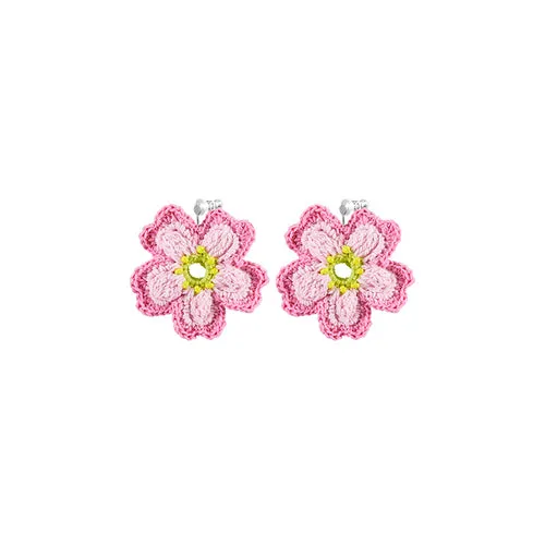 LB 'Sakura' Earrings Big Flower Ear Clip LOJL19