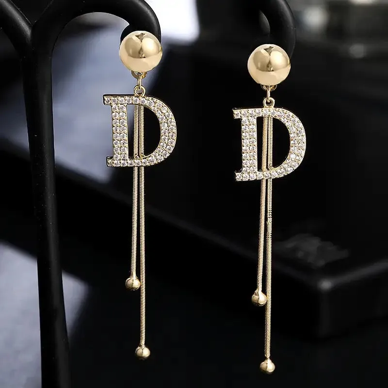 Long Tassel Drop Earrings for Women S2449916