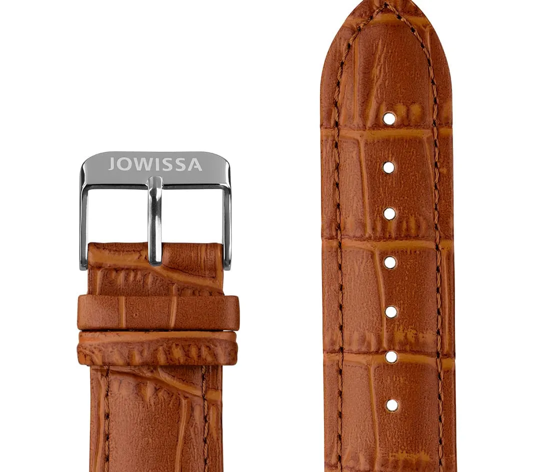 Mat Alligator Leather Watch Strap E3.1234