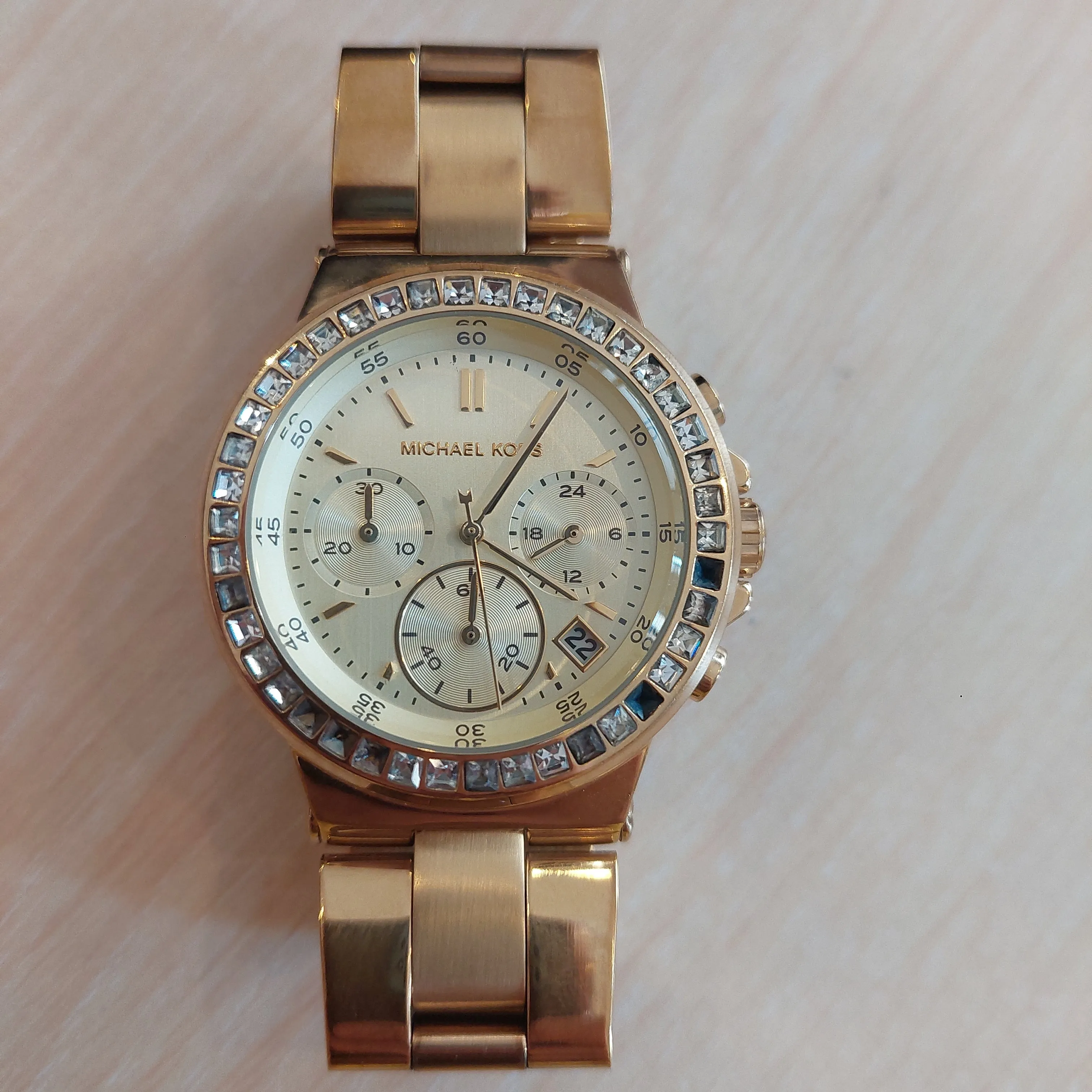 Michael Kors MK5623 Gold Rhinestone Watch | Pre Loved |