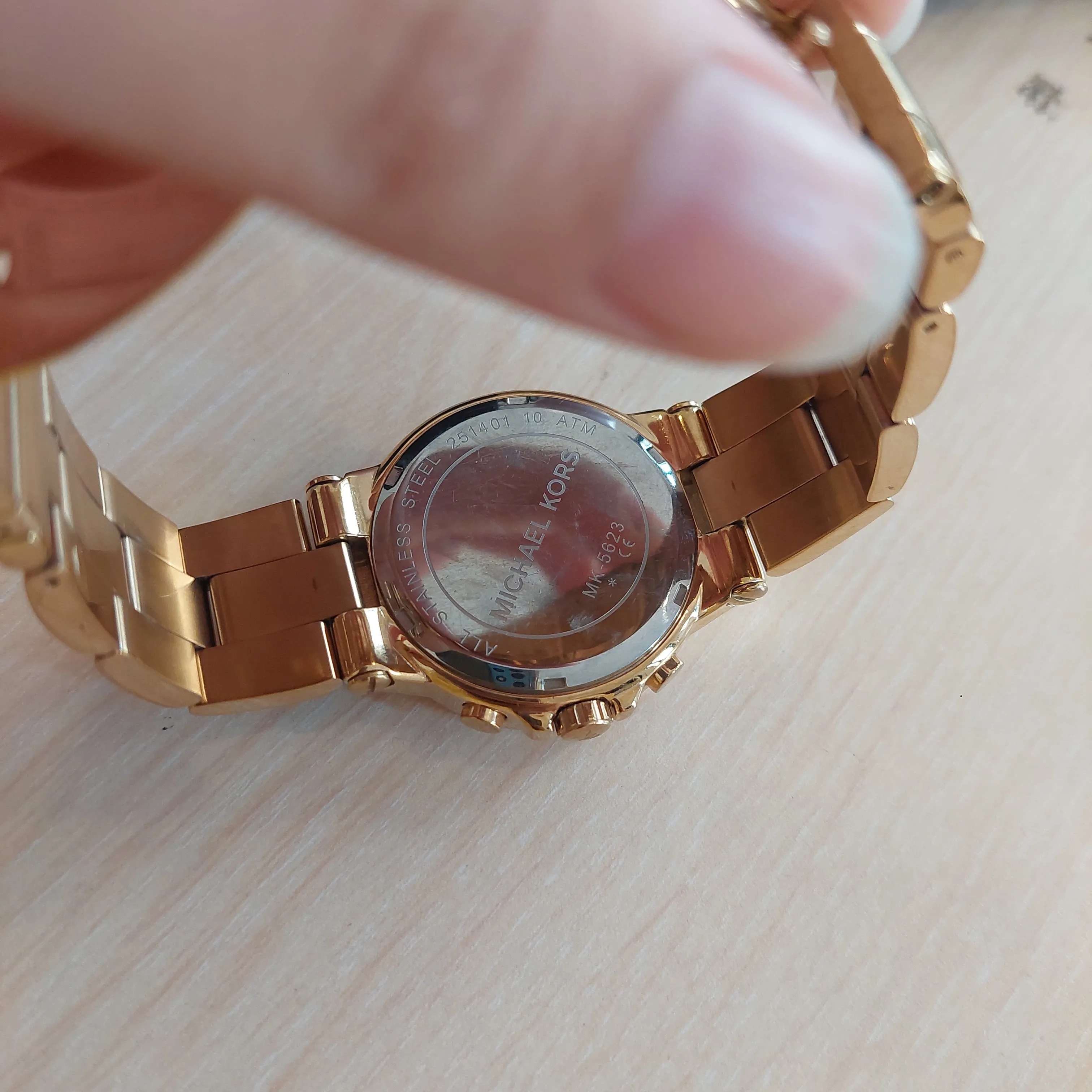 Michael Kors MK5623 Gold Rhinestone Watch | Pre Loved |