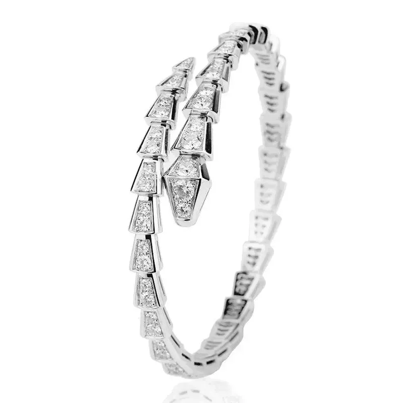 Opening Snake Bone Bangle Charm For Women Jewelry S4882004