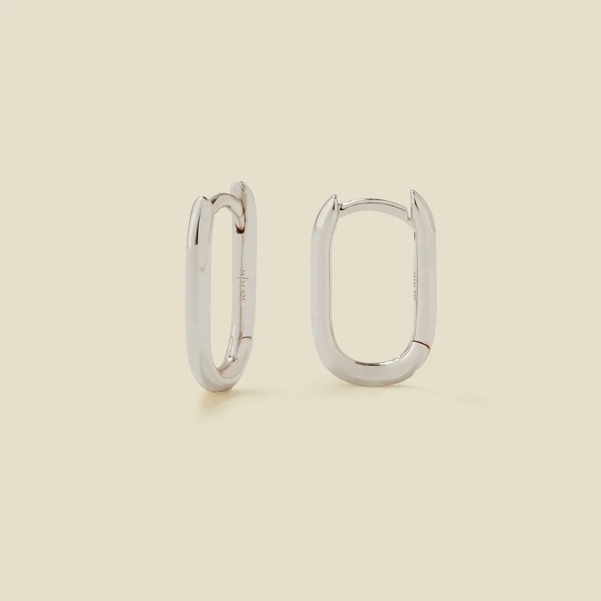 Paperclip Hoop Earrings