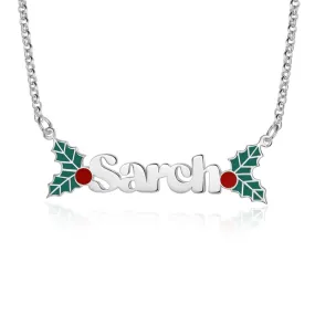 Personalized Christmas Tree Nameplate for Women