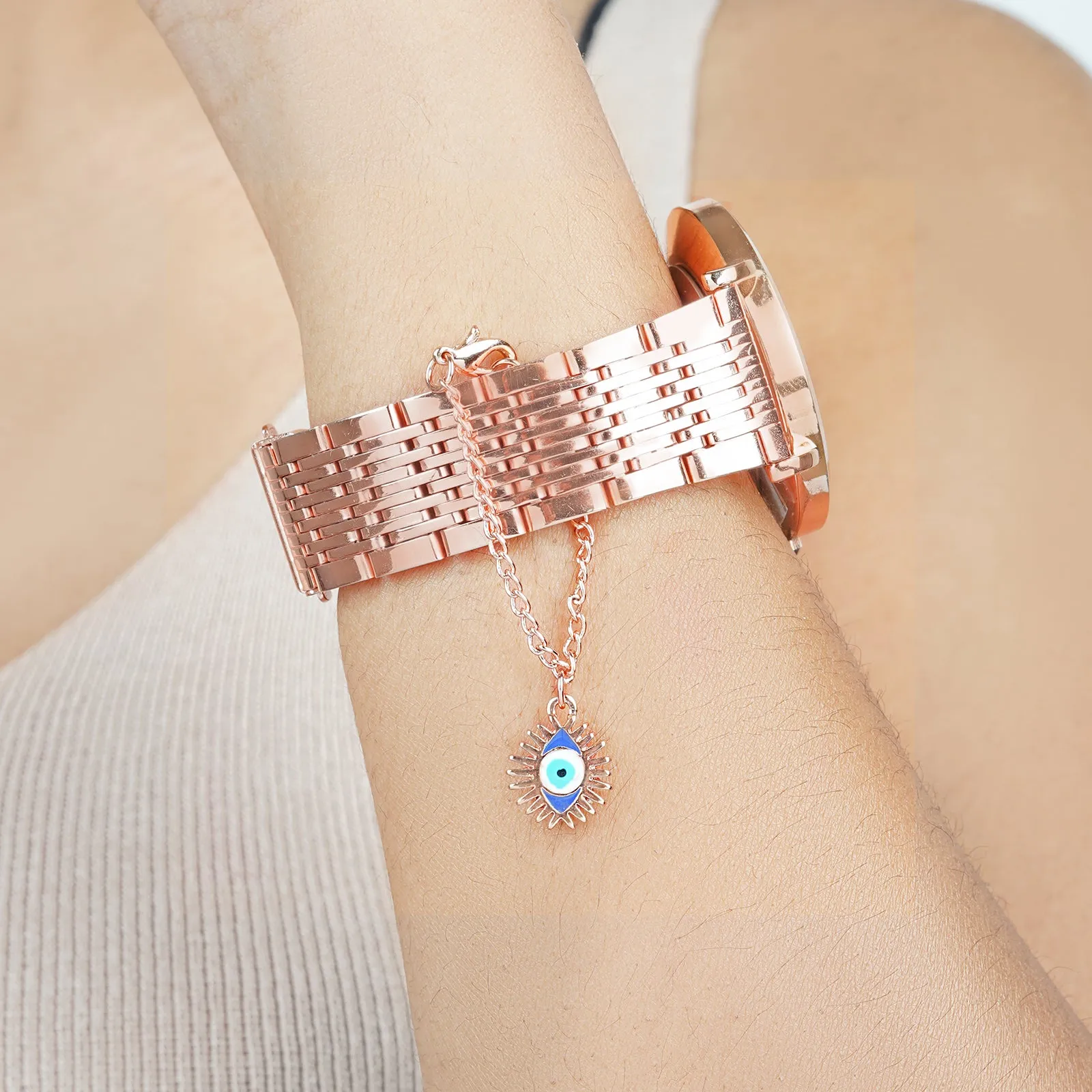 Power Of Eye Rosegold Watch Charm