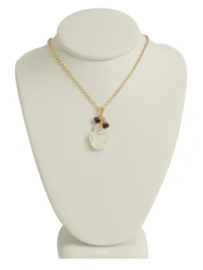 Pretty Pearl Rose Necklace