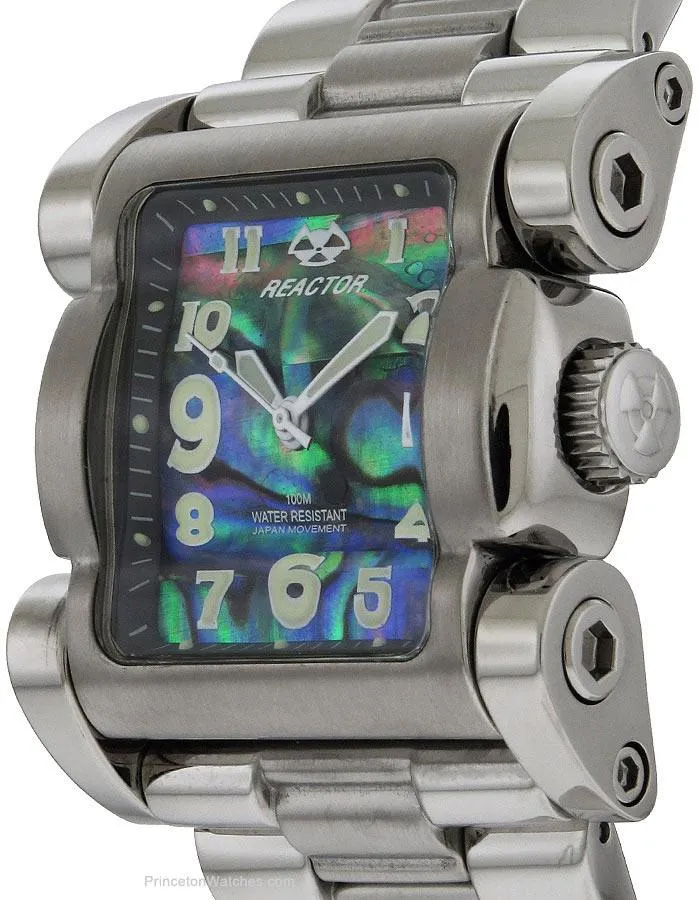 Reactor Womens Ion Watch - Stainless - Abalone Dial - 100m - Bracelet - Date