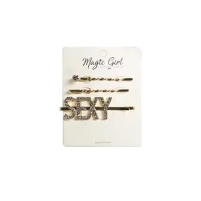 SEXY 1 | Rhinestone Hair Pin 3PCS