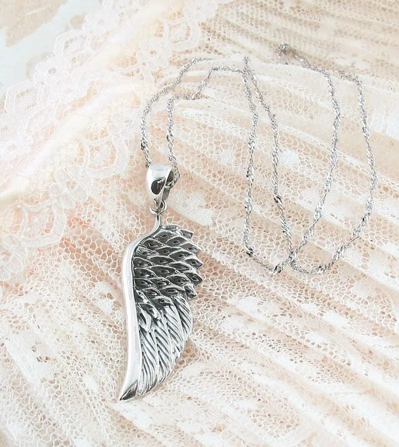 Splendid Angel Wing Pendant