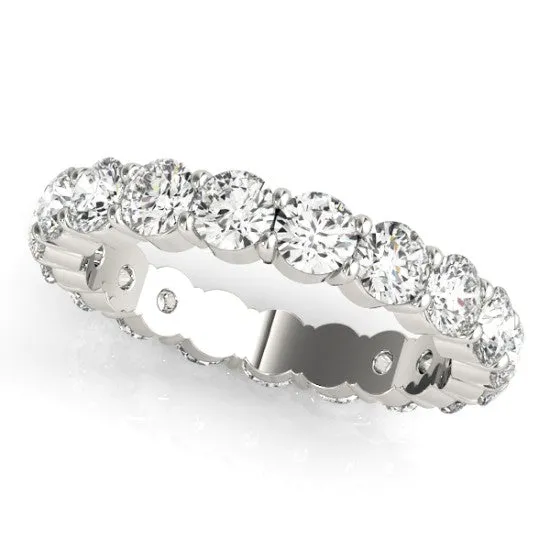 SPLENDOR 5.2 Carat Diamond Eternity Band in 14K/ 18K/ Platinum  GIA Graded  40 pointer G Color SI1 Clarity By Mike Nekta SIZE 4 to 4.5