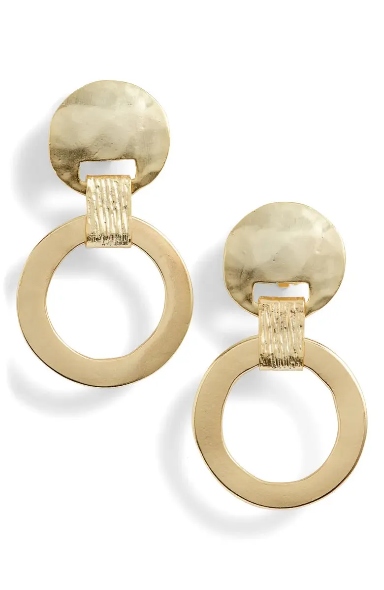 Statement clip-on earrings