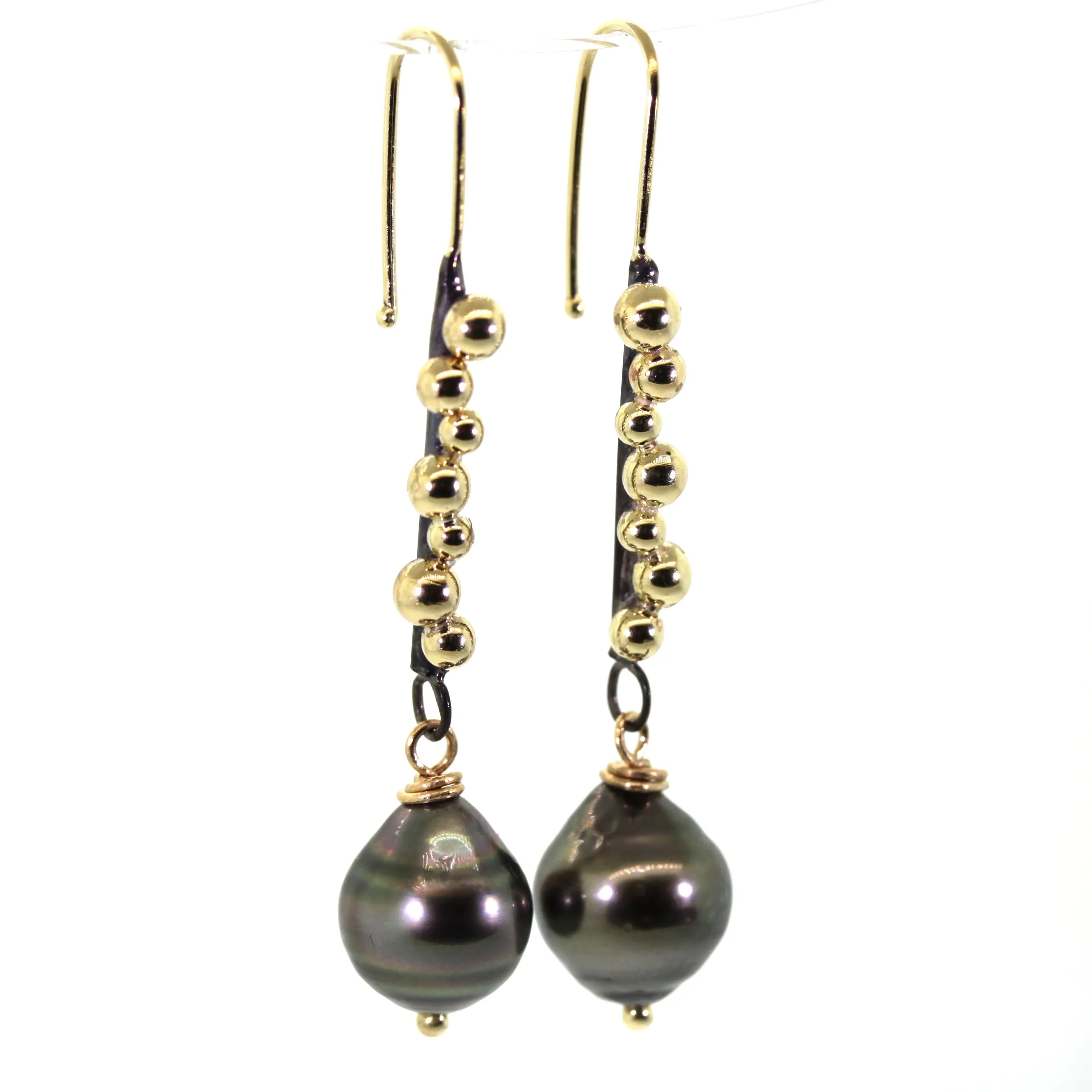 Tahitian Pearl Drop Earrings